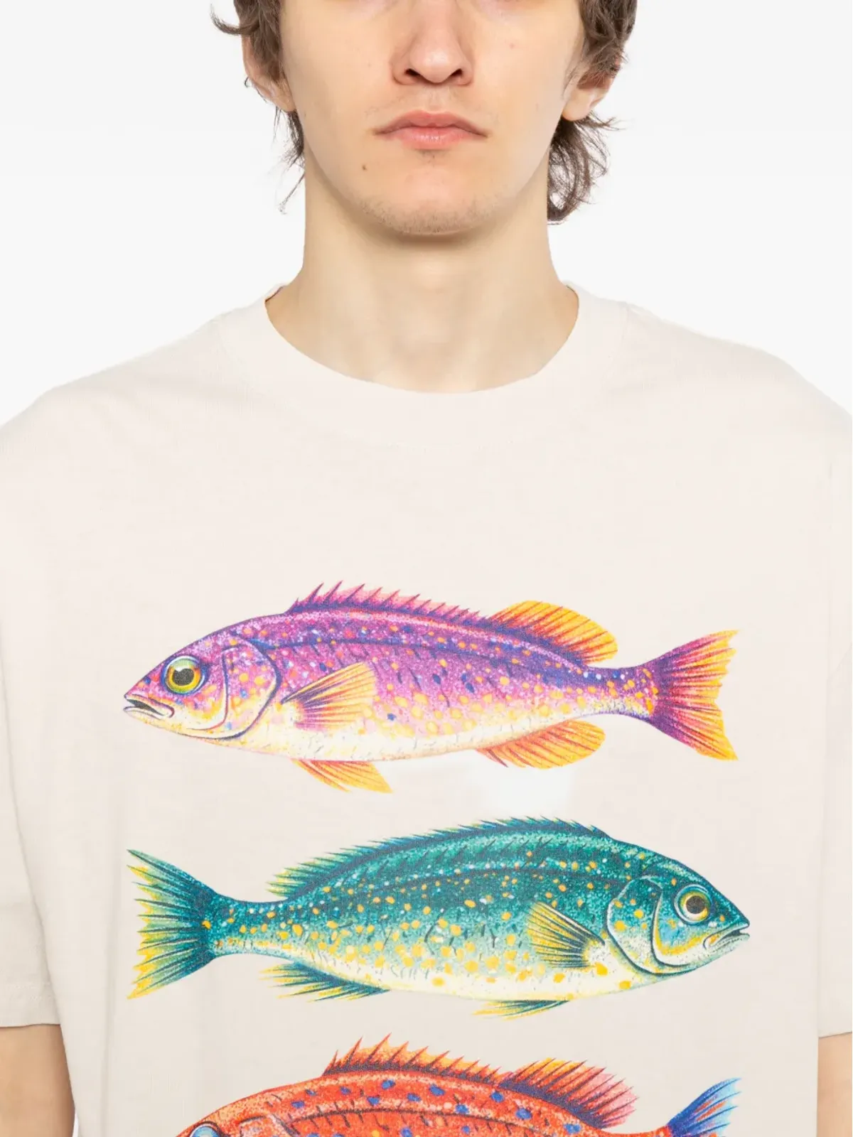 Melt 魚柄プリントTシャツ - 画像5