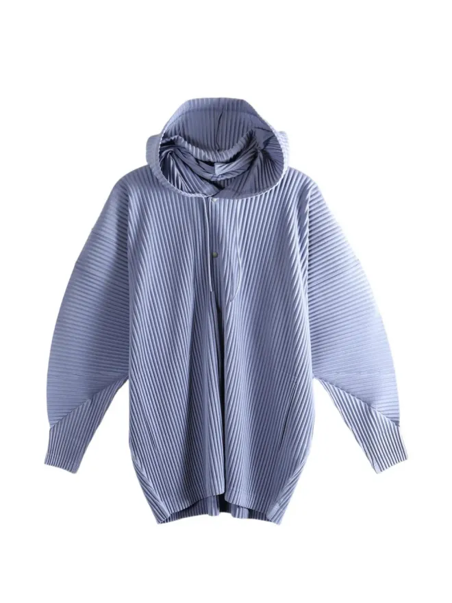 Homme Plissé Issey Miyake Homme Plissé Issey Miyake フーデッドプリーツジャケットの商品画像