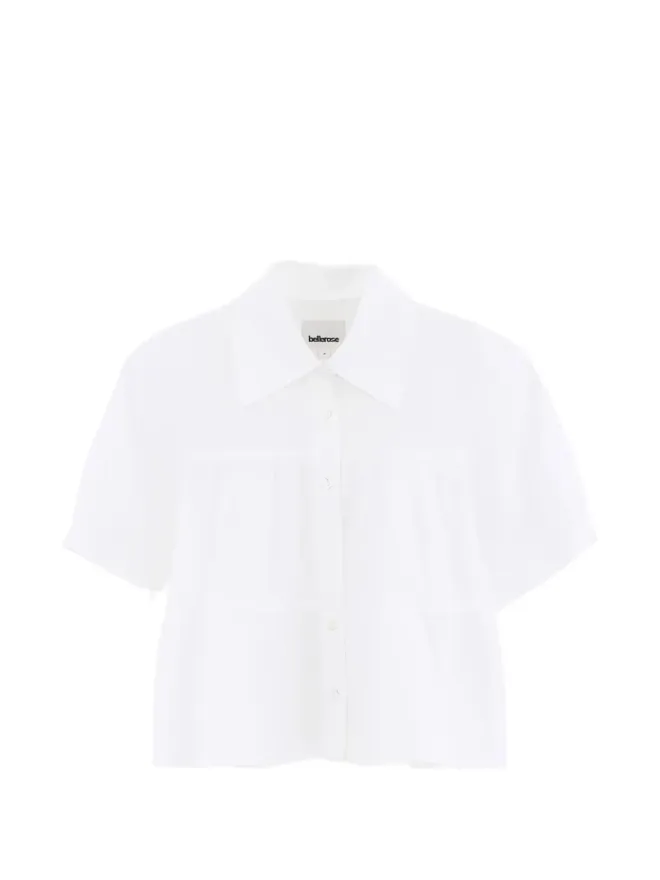 Bellerose Kids Bellerose Kids ヘロ・クロップド半袖コットンシャツの商品画像