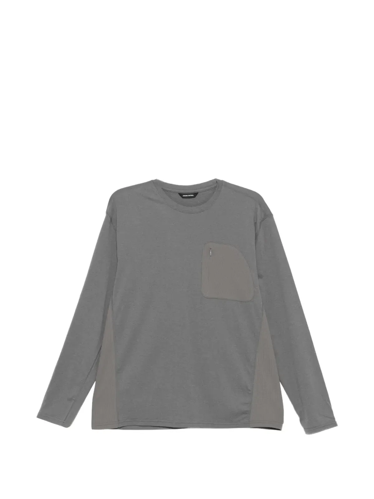 Hiking Patrol パネルドロングスリーブTシャツ - 画像1
