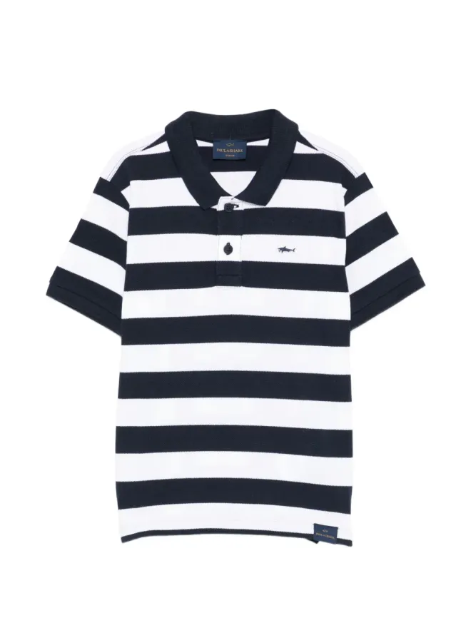 Paul & Shark Junior Paul & Shark Junior ストライプ柄 襟付きポロシャツの商品画像