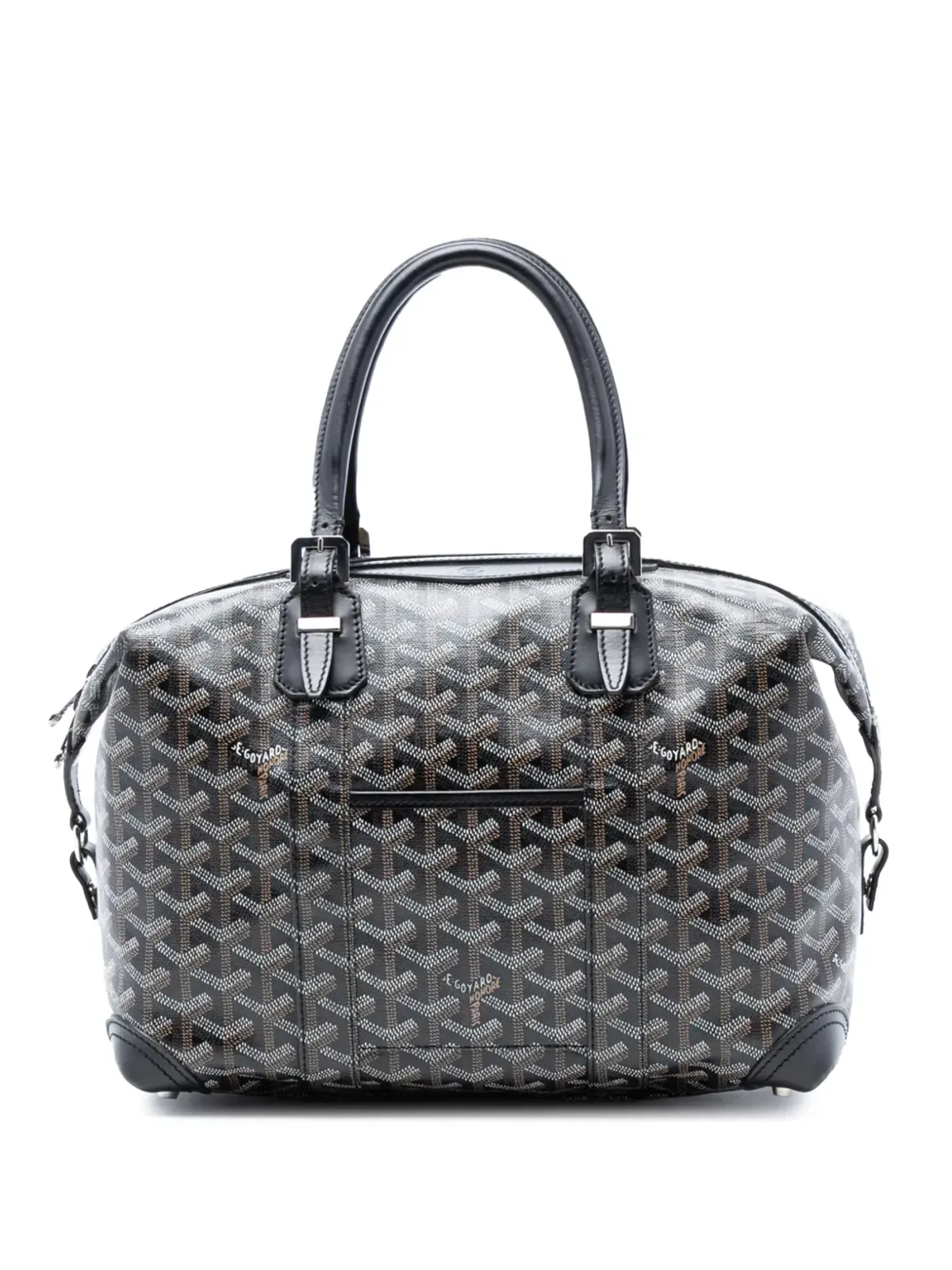 Goyard ビンテージ 2008 Goyardine Boeing 30 ハンドバッグ - ブラック - 画像1