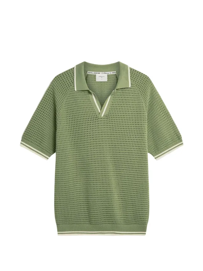 Percival PERCIVAL ボクシー ニットTシャツ - グリーンの商品画像
