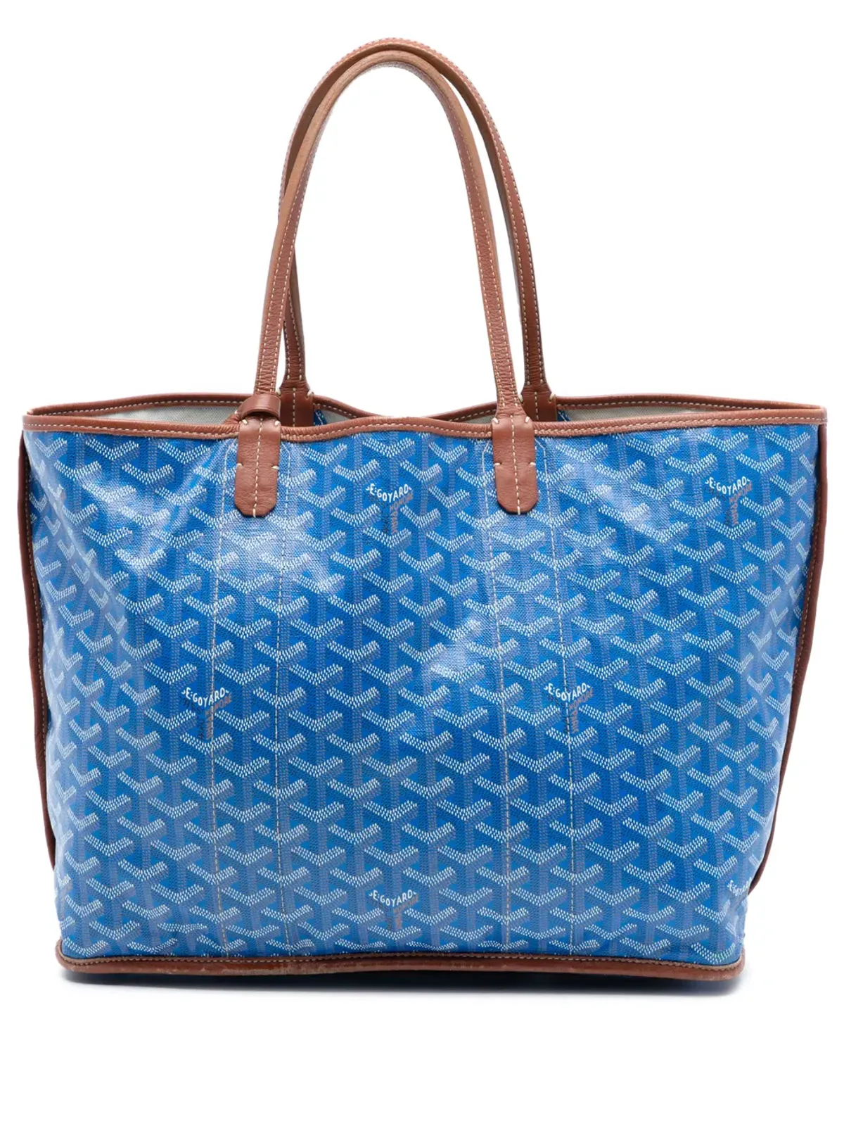 Goyard ビンテージ 2017 Goyardine Reversible Pertuis PM トートバッグ - ブルー - 画像1