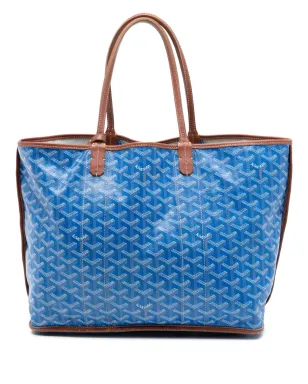 Goyard ビンテージ 2017 Goyardine Reversible Pertuis PM トートバッグ - ブルー - サムネイル1