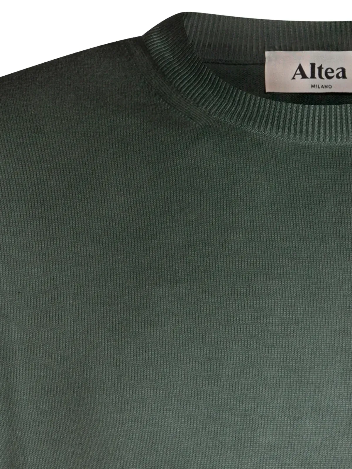 Altea リブ編みセーター - グリーン - 画像4