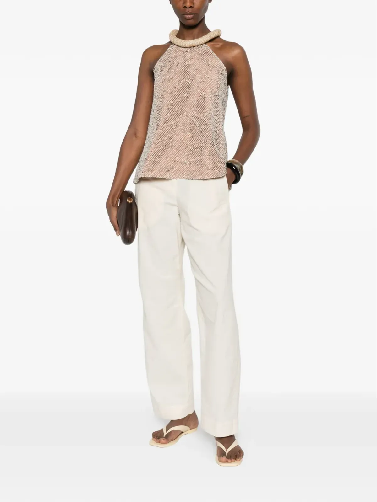 Rosanna Ocampo Tukaトップ - Neutrals - 画像2