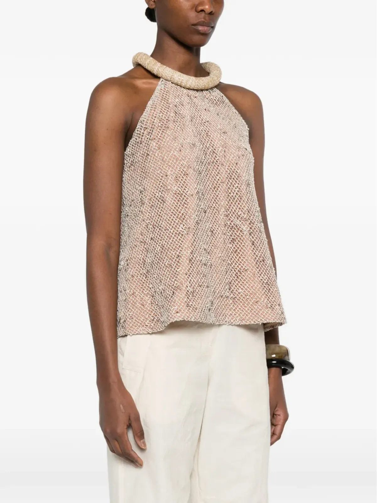 Rosanna Ocampo Tukaトップ - Neutrals - 画像3