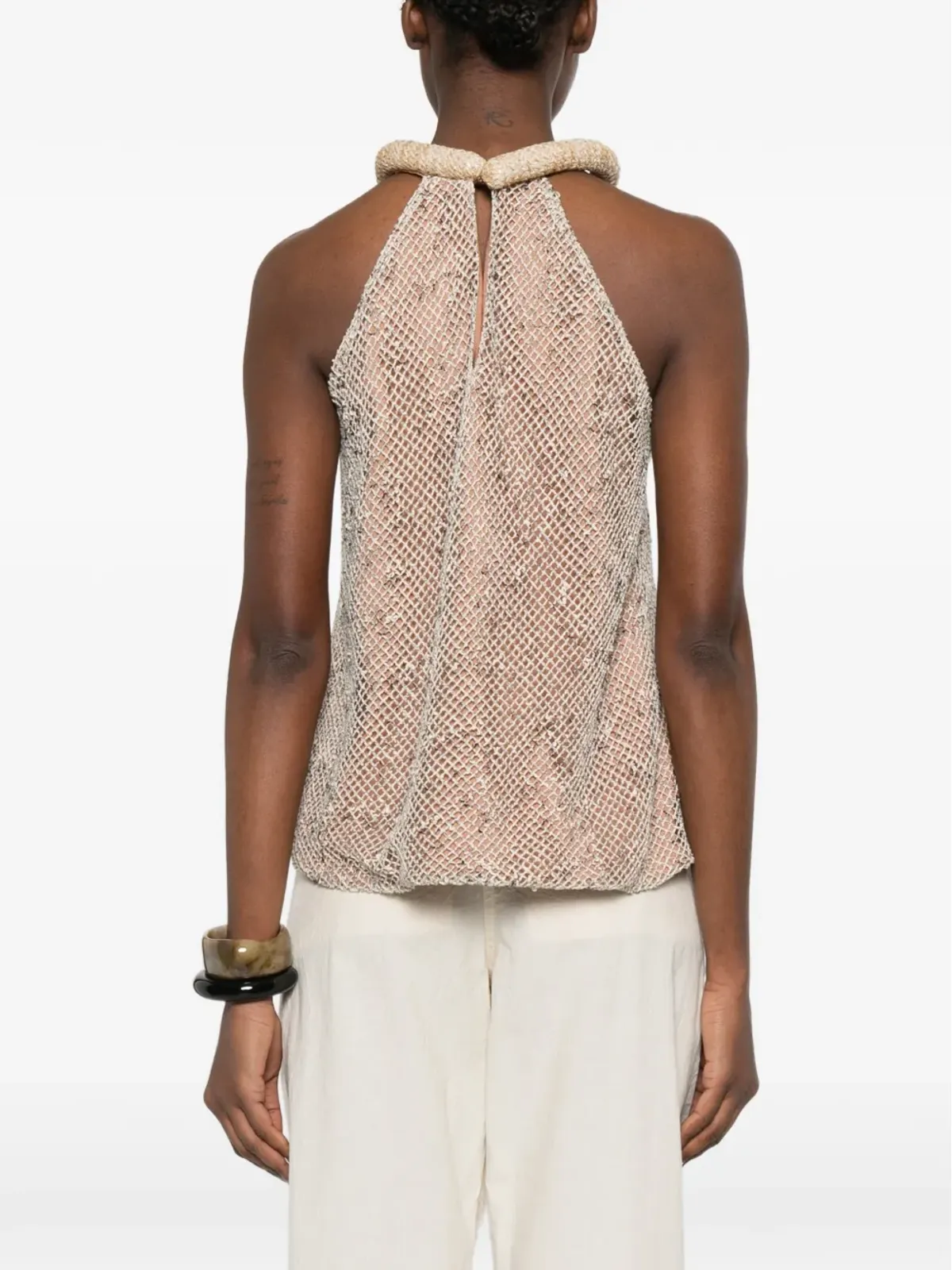 Rosanna Ocampo Tukaトップ - Neutrals - 画像4