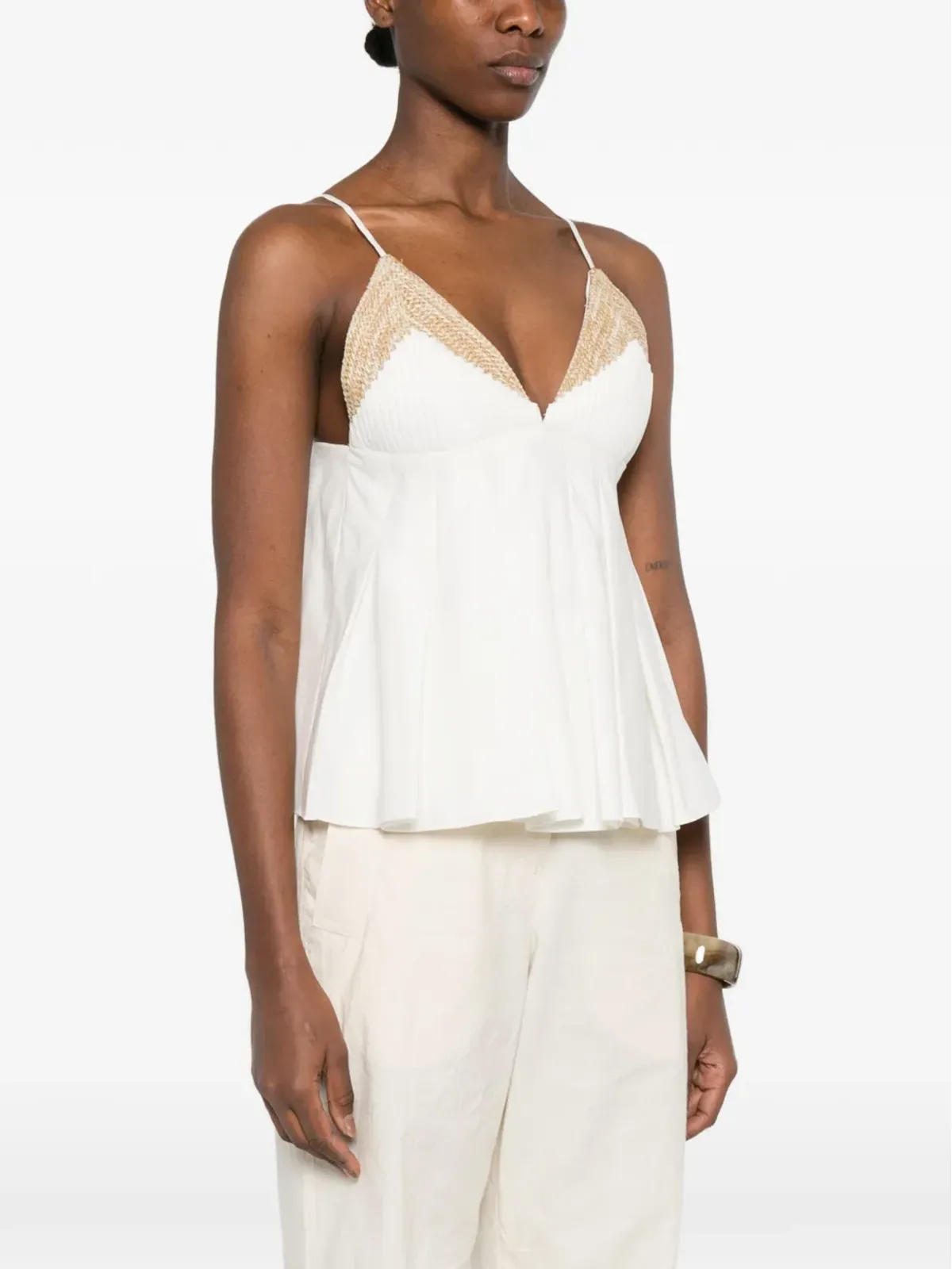 Rosanna Ocampo Bahia top - White - 画像3