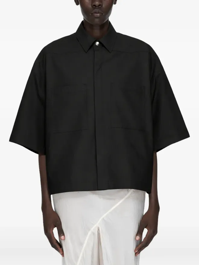 Rick Owens Rick Owens ポケット付き半袖シャツの商品画像