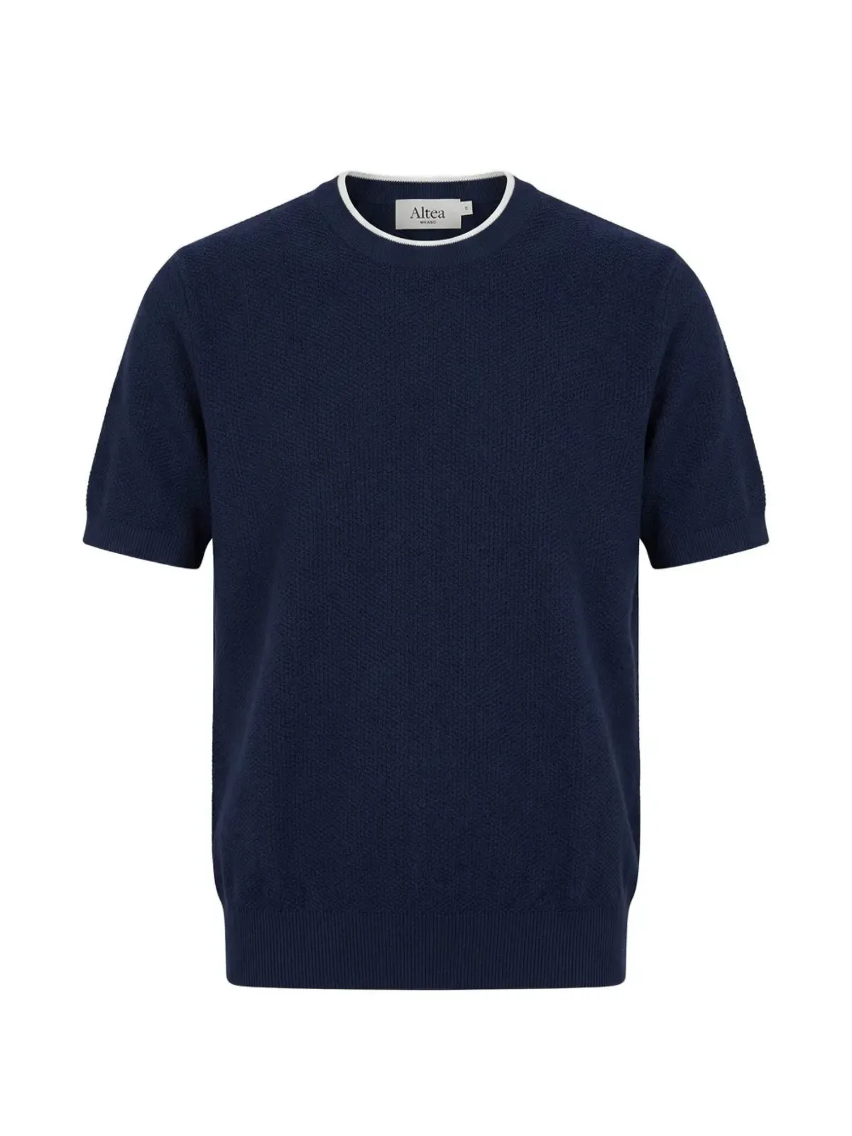 Altea ダイヤゴナルニットTシャツ - 画像1