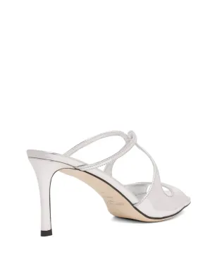 Jimmy Choo ストラップデザインミュール - シルバー - サムネイル3