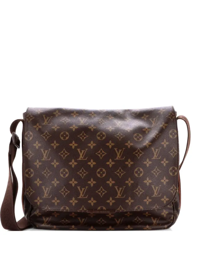 Louis Vuitton Pre-Owned Louis Vuitton Pre-Owned Beaubourg Messenger Bag Monogram Canvas GM Crossbody Bag - Brownの商品画像