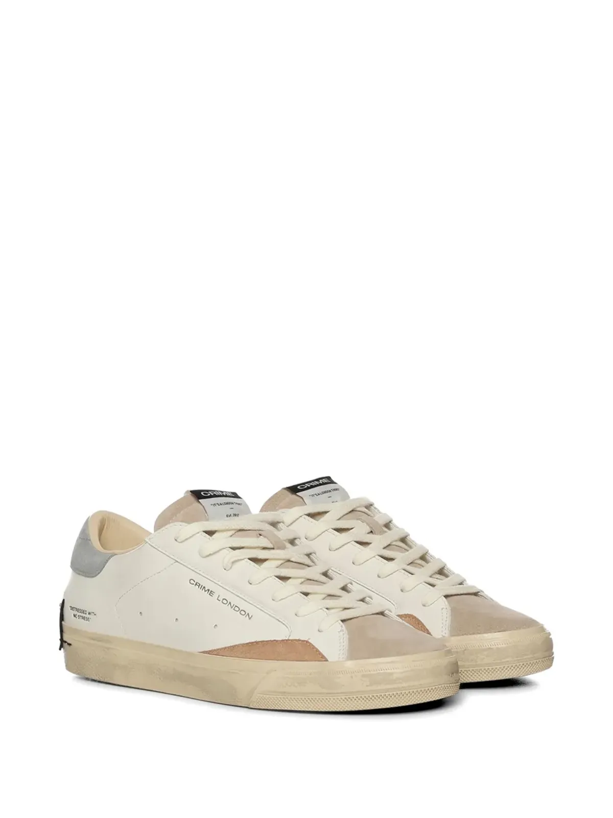 Crime London Distressed 2.0 レザー スニーカー - 画像2