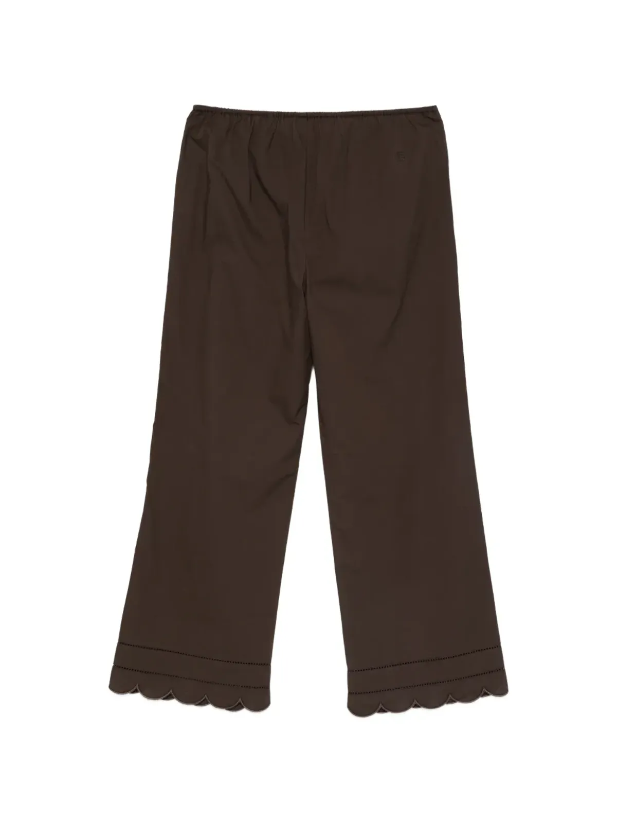 The Garment キルステン タイウエスト スカラップパンツ - Brown - 画像2