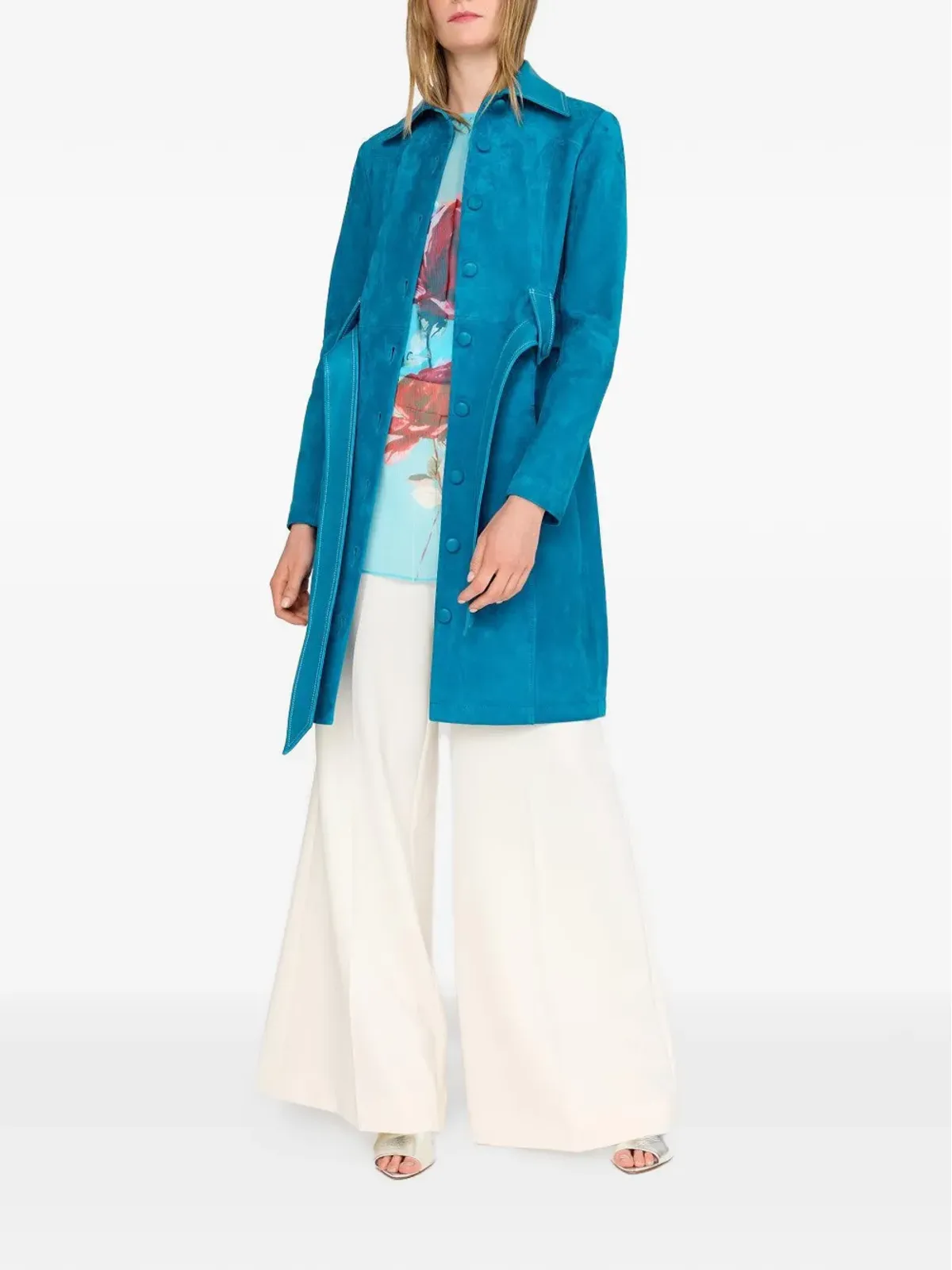Christy Lynn Ricci belted coat - 画像2