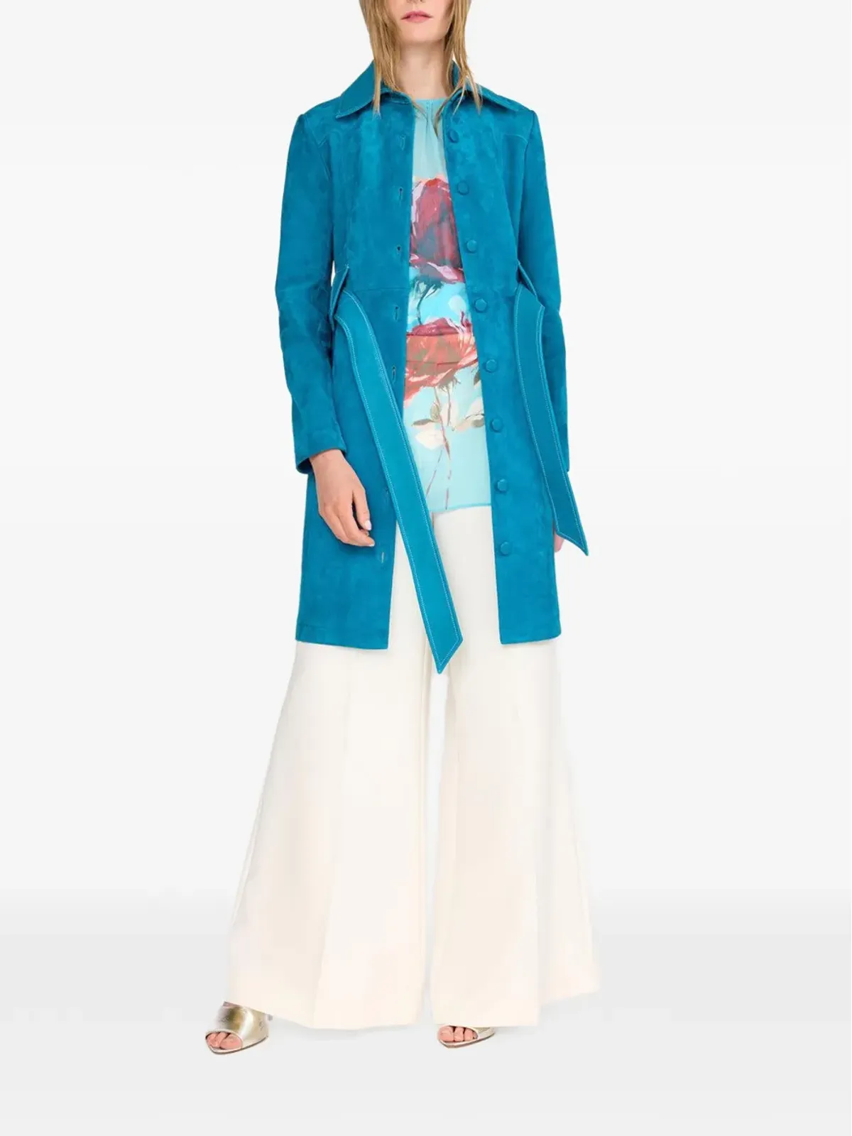 Christy Lynn Ricci belted coat - 画像3