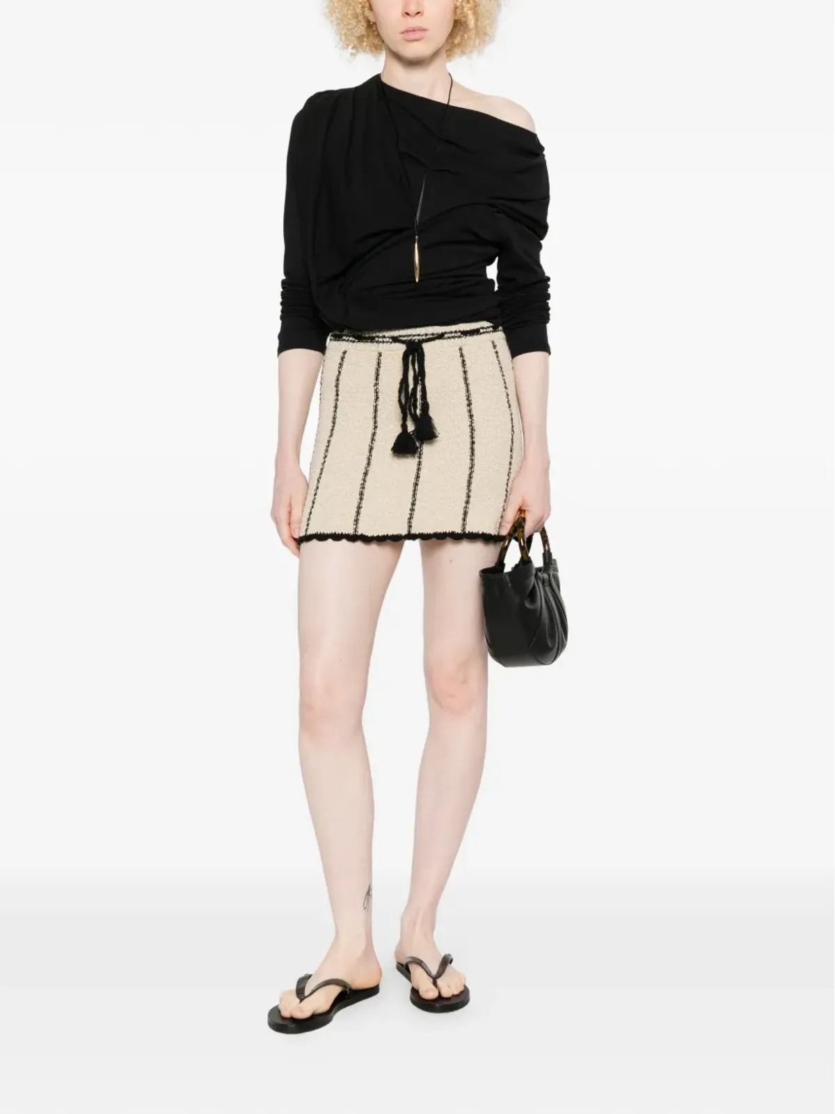 The Garment April striped mini skirt - 画像2