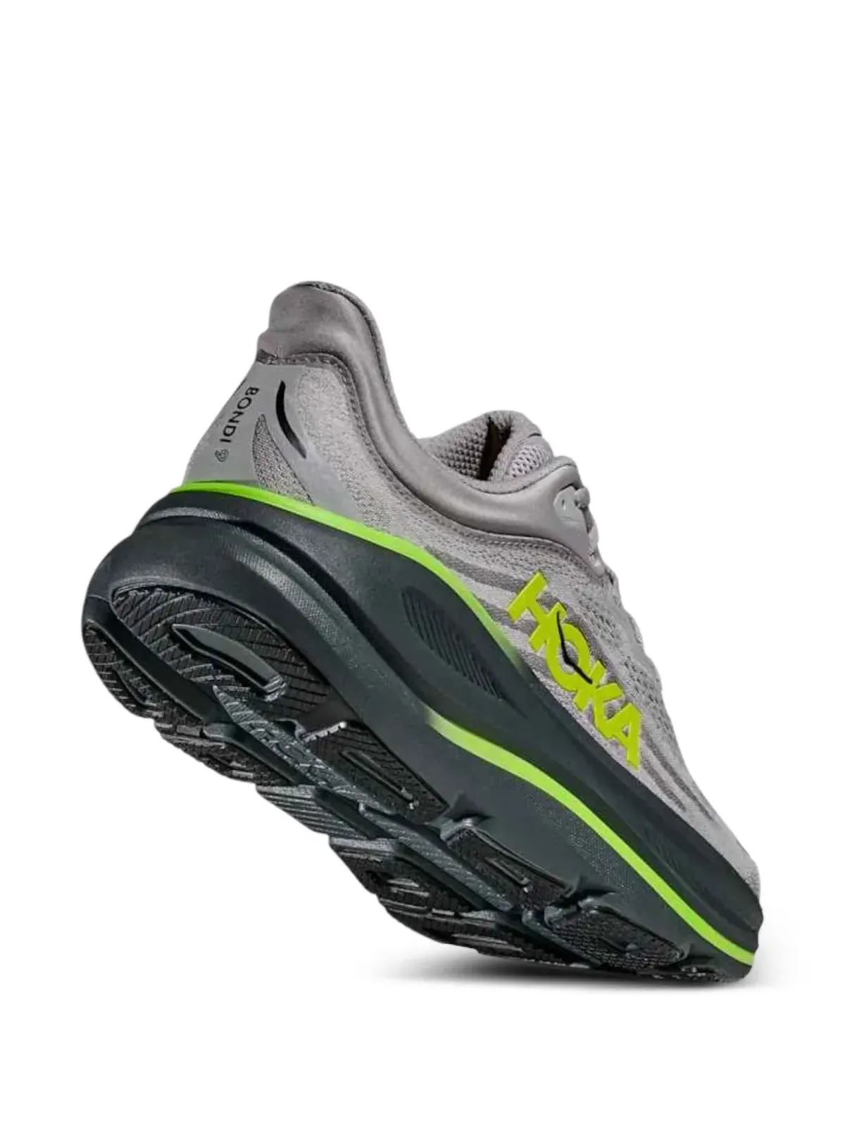 HOKA Bondi 9 パーフォレーションスニーカー - グレー - 画像5