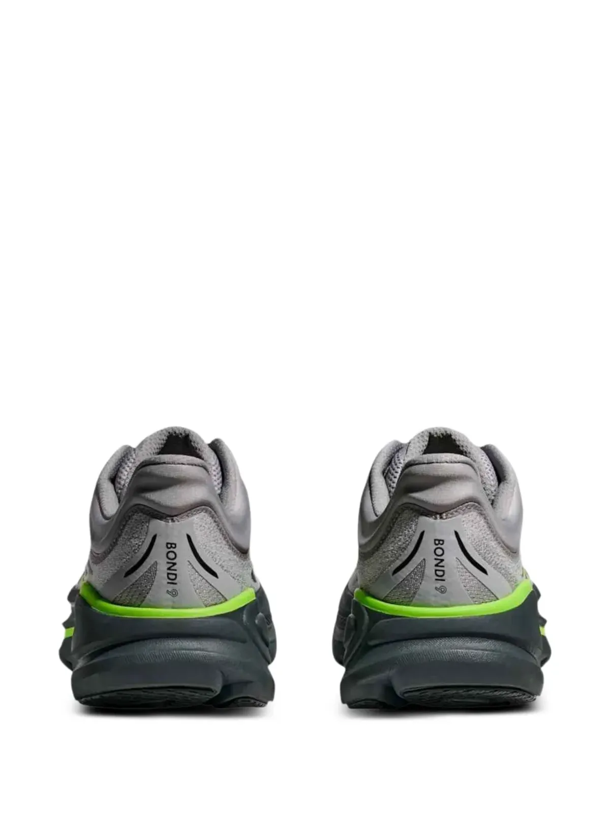 HOKA Bondi 9 パーフォレーションスニーカー - グレー - 画像3