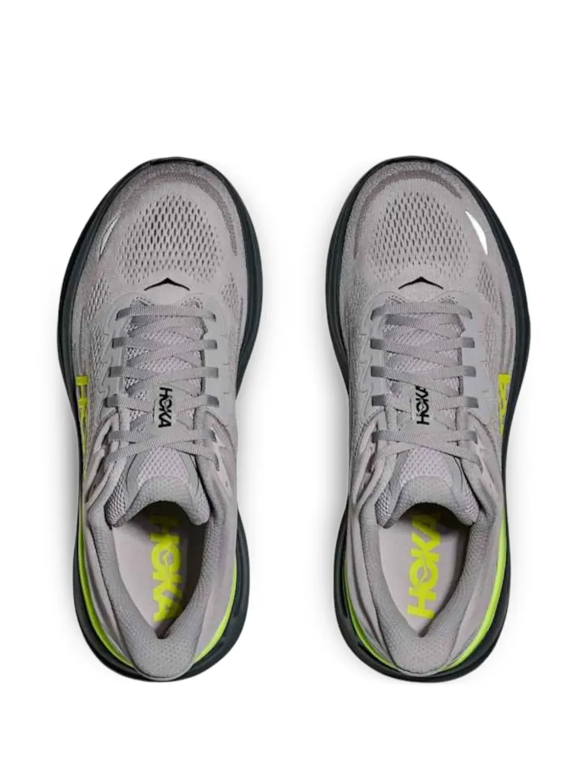 HOKA Bondi 9 パーフォレーションスニーカー - グレー - 画像4