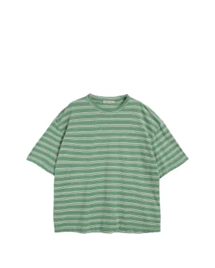 YMC トリプルストライプTシャツ - グリーン - サムネイル1