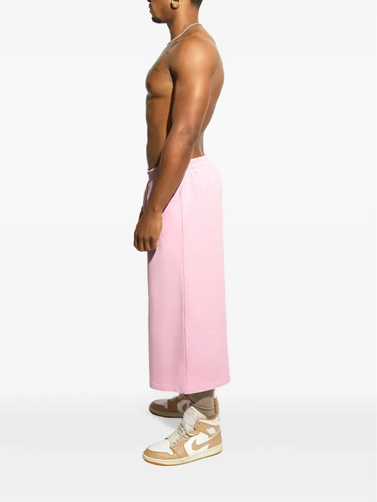 GARCIAS Papacito oversized sweater shorts - Pink - 画像2