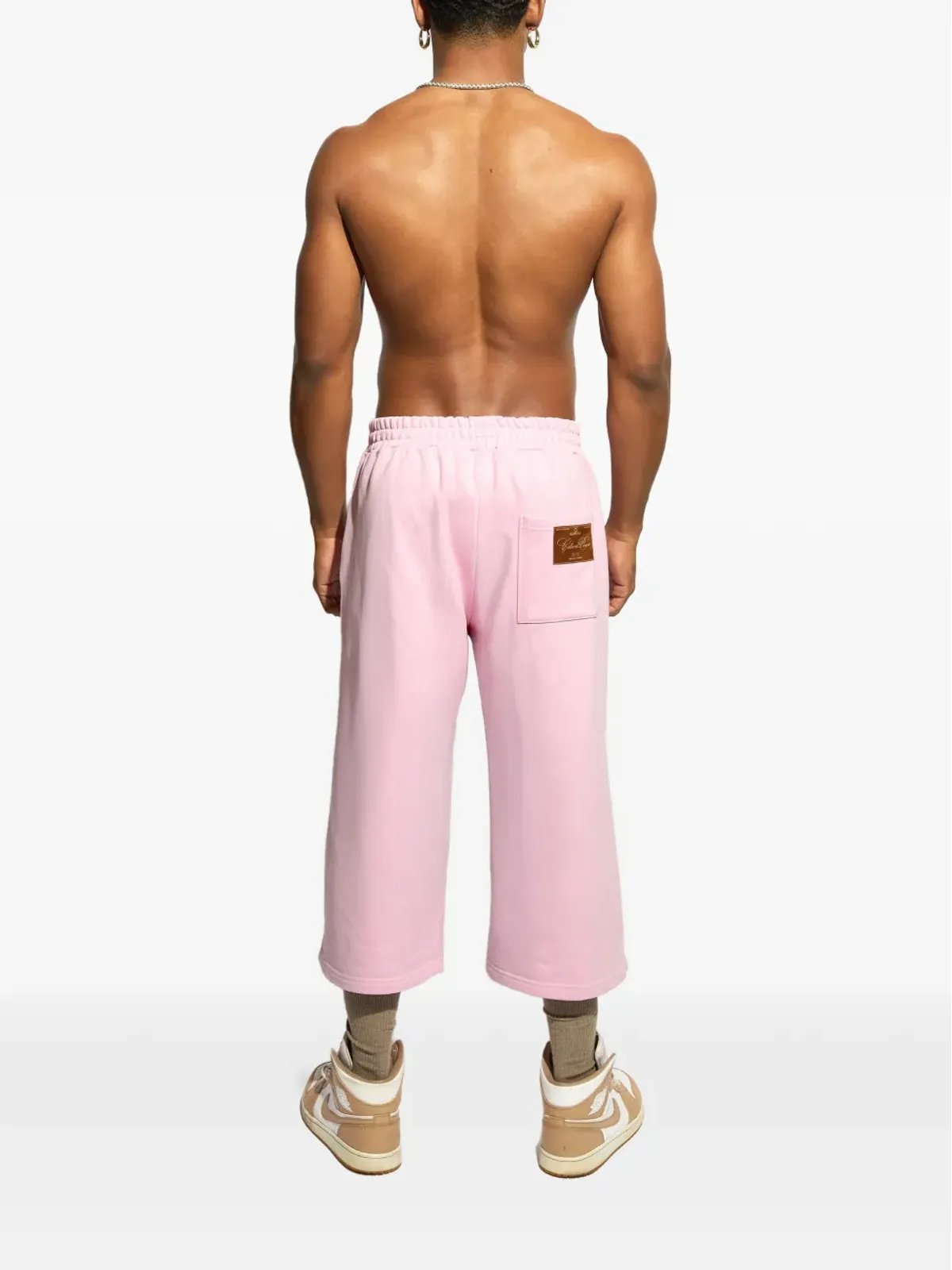 GARCIAS Papacito oversized sweater shorts - Pink - 画像3