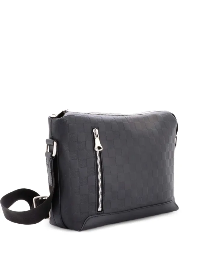 Louis Vuitton Pre-Owned Louis Vuitton ビンテージ Discovery Messenger Bag ダミエ・インフィニ レザー クロスボディバッグ - ブラックの商品画像