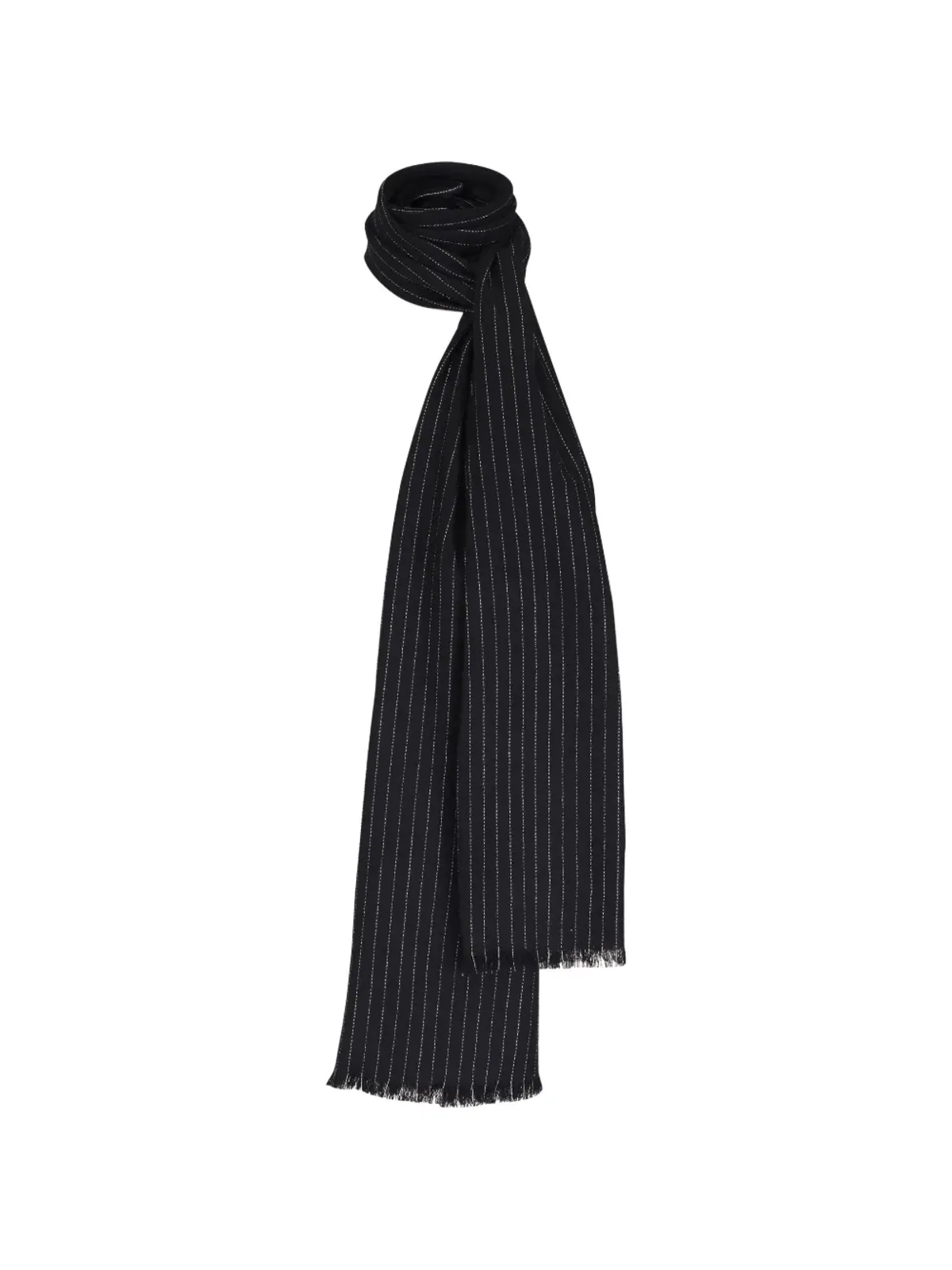 Kinross Cashmere ストライプ柄スカーフ - 画像1