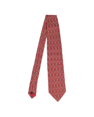 Gucci Pre-Owned 柄ネクタイ レッド - サムネイル1