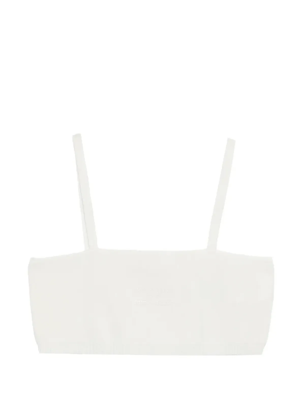 Elisabetta Franchi Kids クリスタル装飾クロップトップ - 画像1