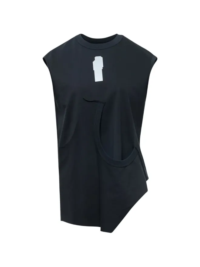 Ordinary Couture Code Ordinary Couture Code アシンメトリック ノースリーブトップの商品画像