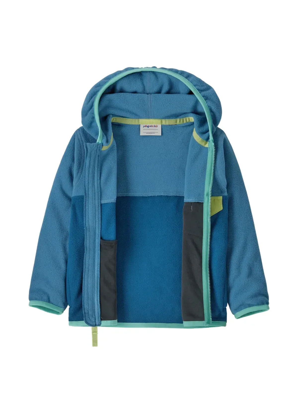 Patagonia Kids フード付きカラー・ブロックジャケット - 画像3