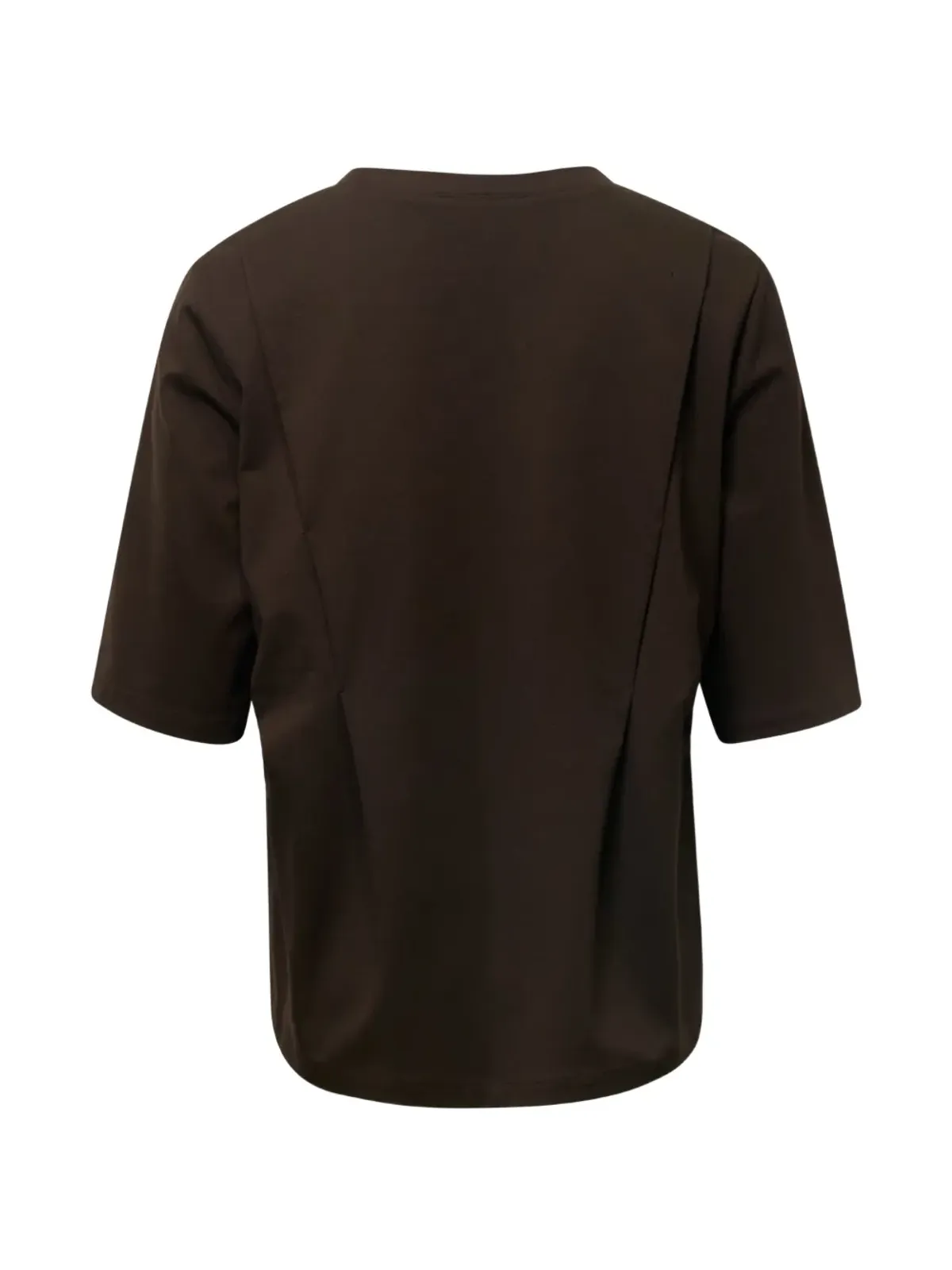 KUMANN YHJ ポンテ構造Tシャツ - Brown - 画像2