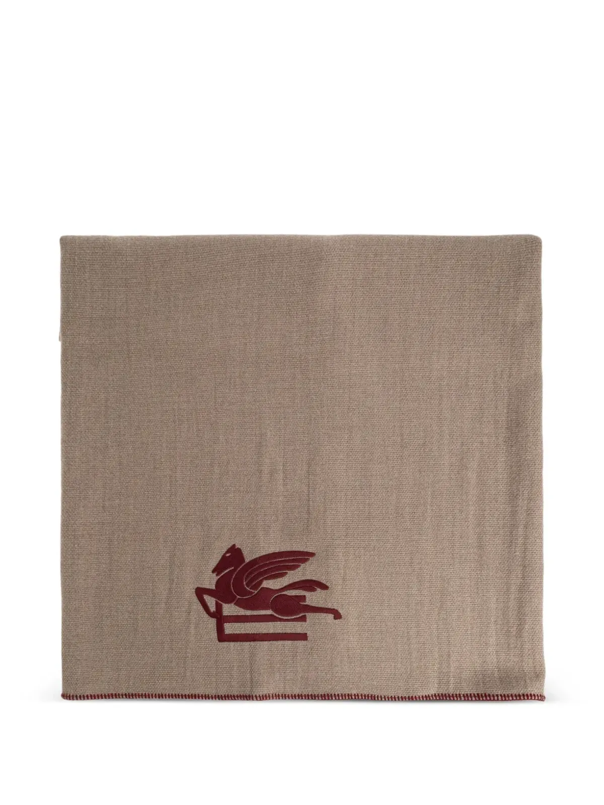 ETRO HOME ロゴ刺繍ブランケット - 画像1