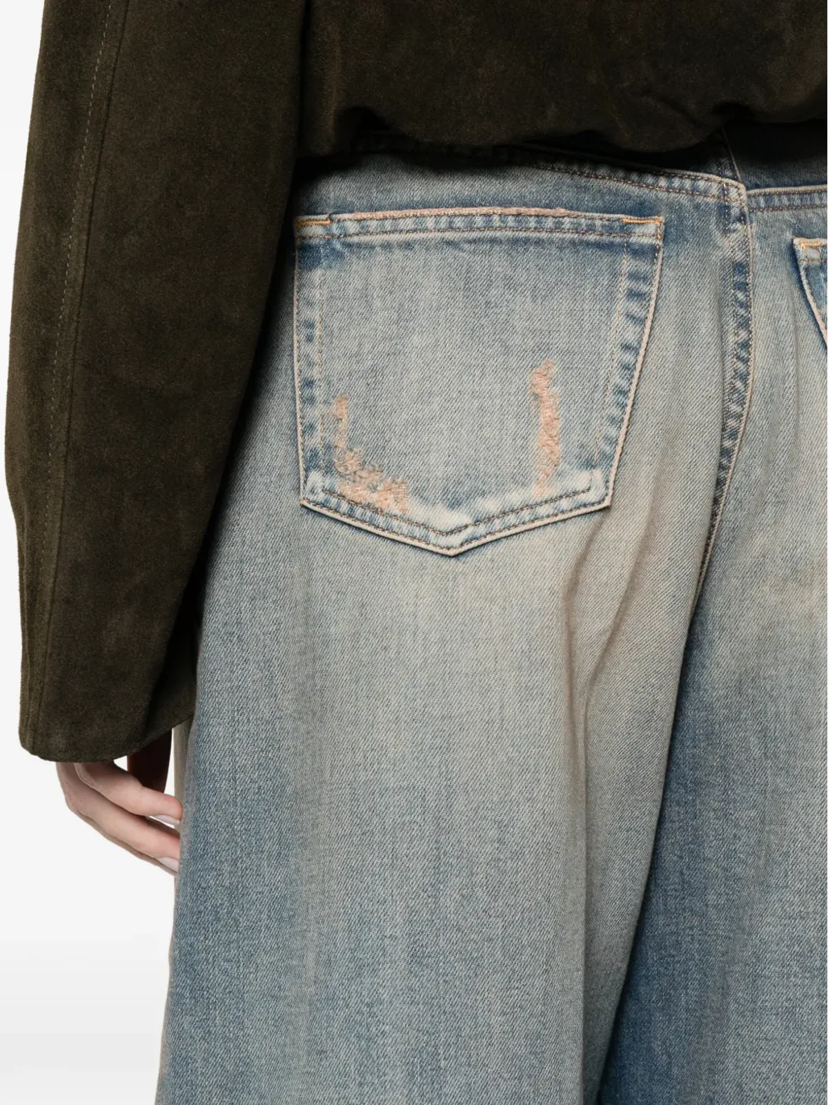 VICOLO Laila buttoned jeans - Blue - 画像5