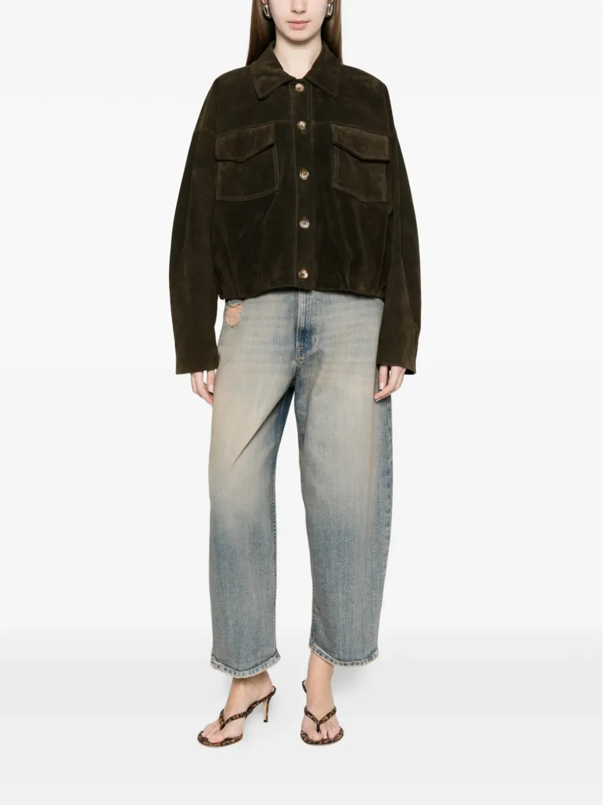 VICOLO Laila buttoned jeans - Blue - 画像2