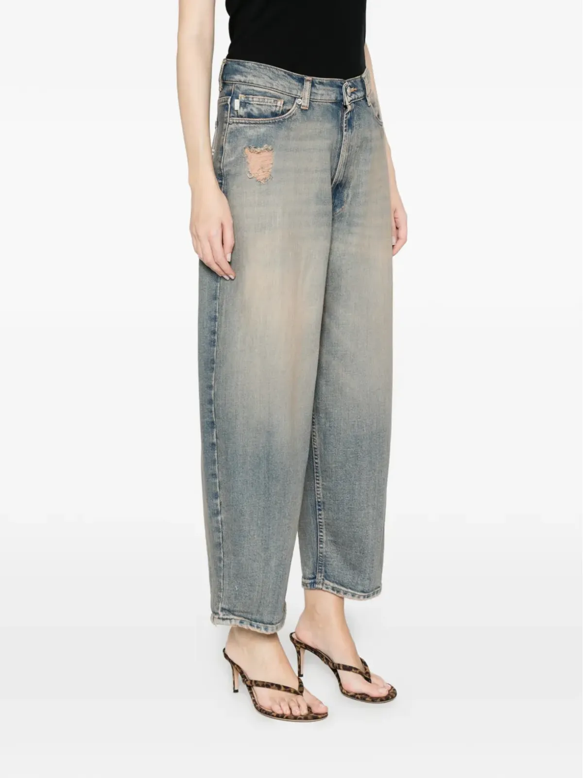 VICOLO Laila buttoned jeans - Blue - 画像3