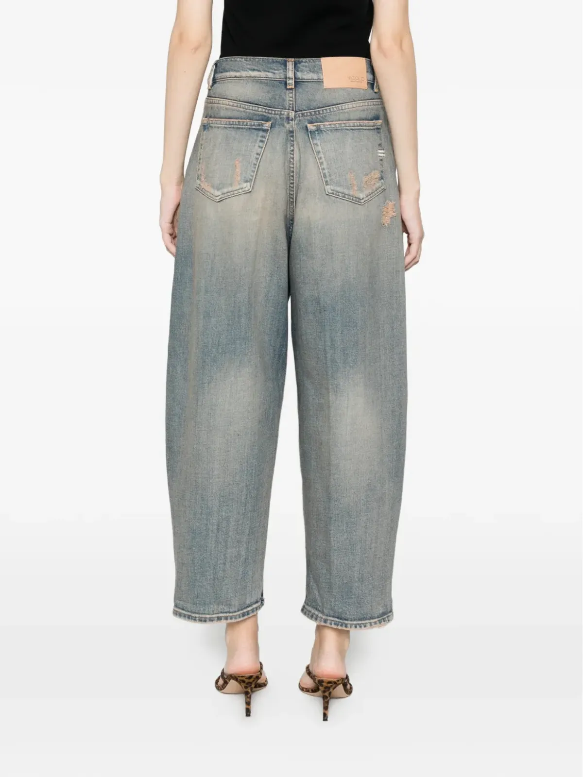 VICOLO Laila buttoned jeans - Blue - 画像4