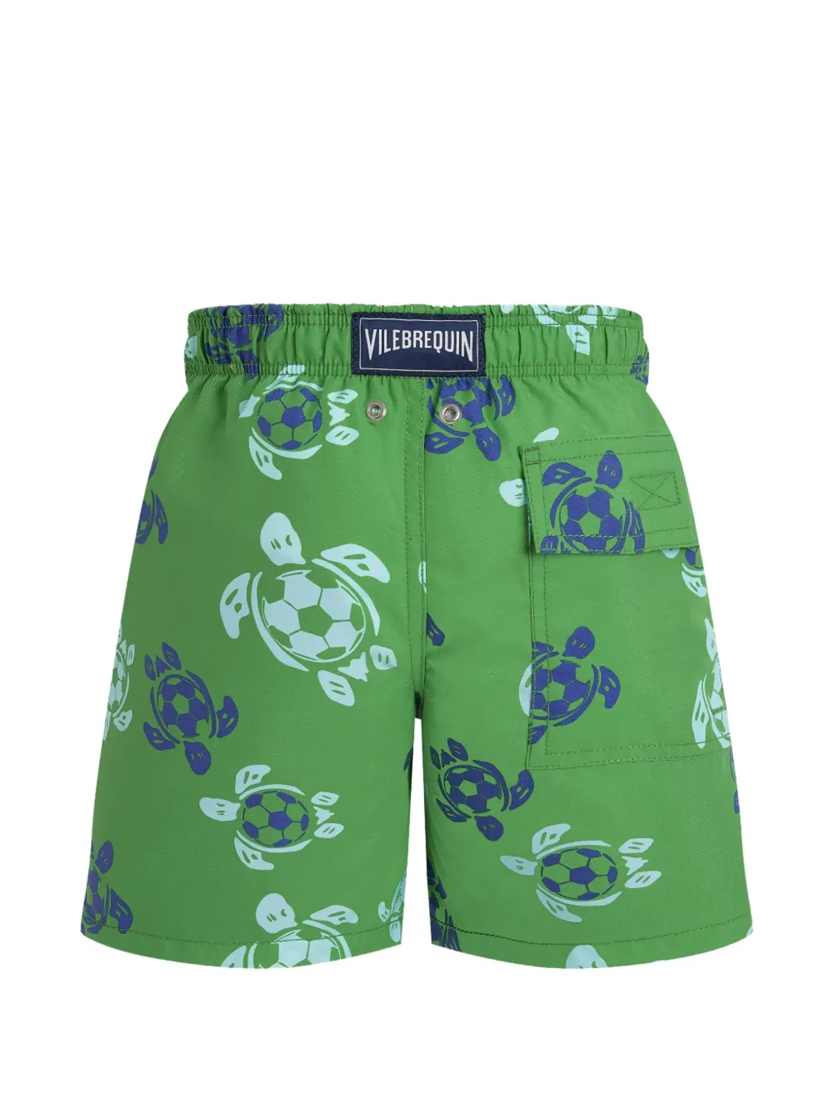 Vilebrequin Kids サッカータートルズ スイムショーツ - 画像2