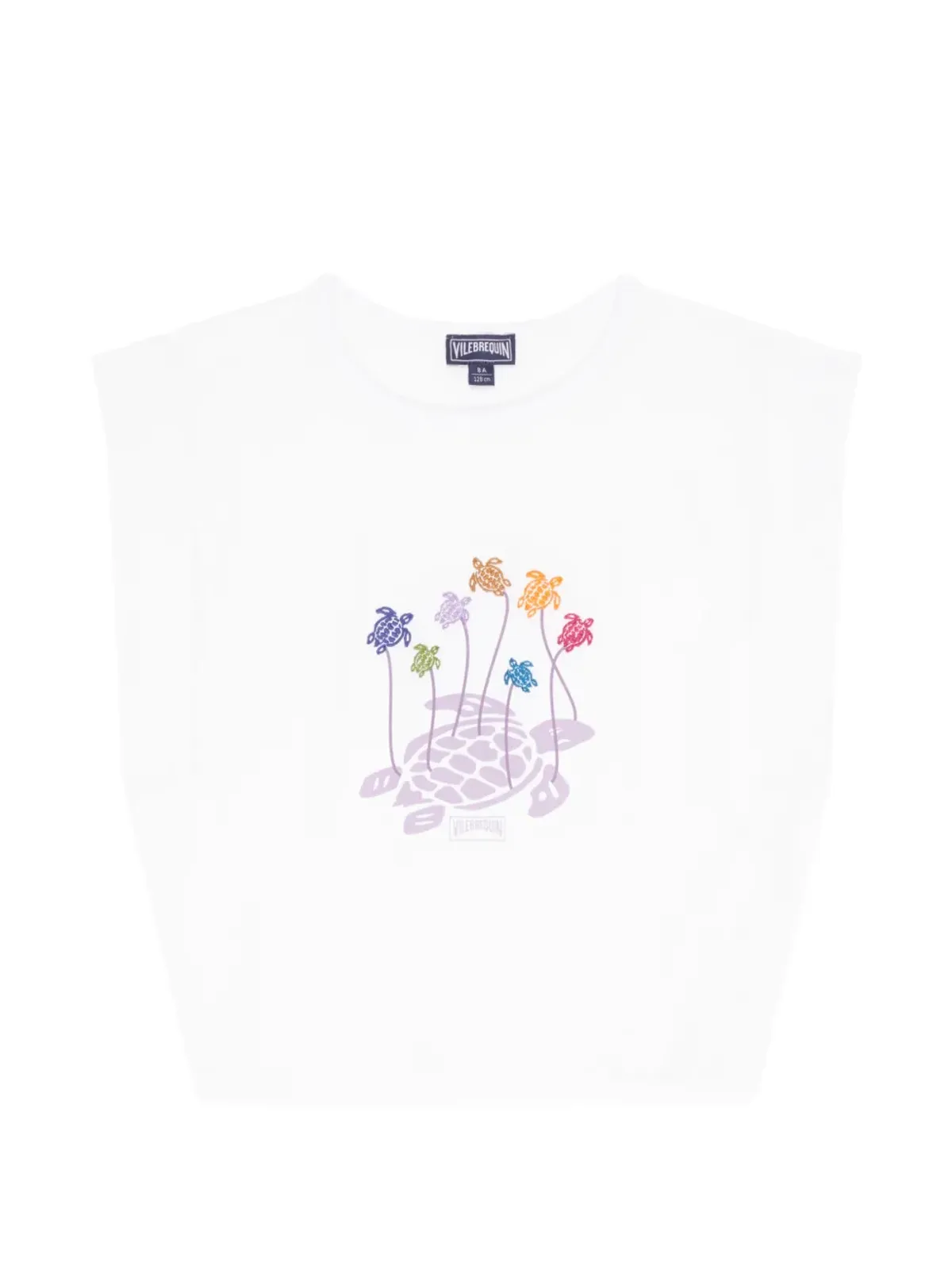 Vilebrequin Kids カメの刺繍トップス（ホワイト） - 画像1