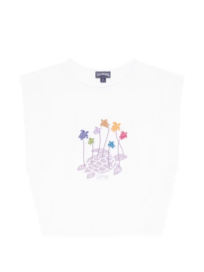 Vilebrequin Kids Vilebrequin Kids カメの刺繍トップス（ホワイト）の商品画像