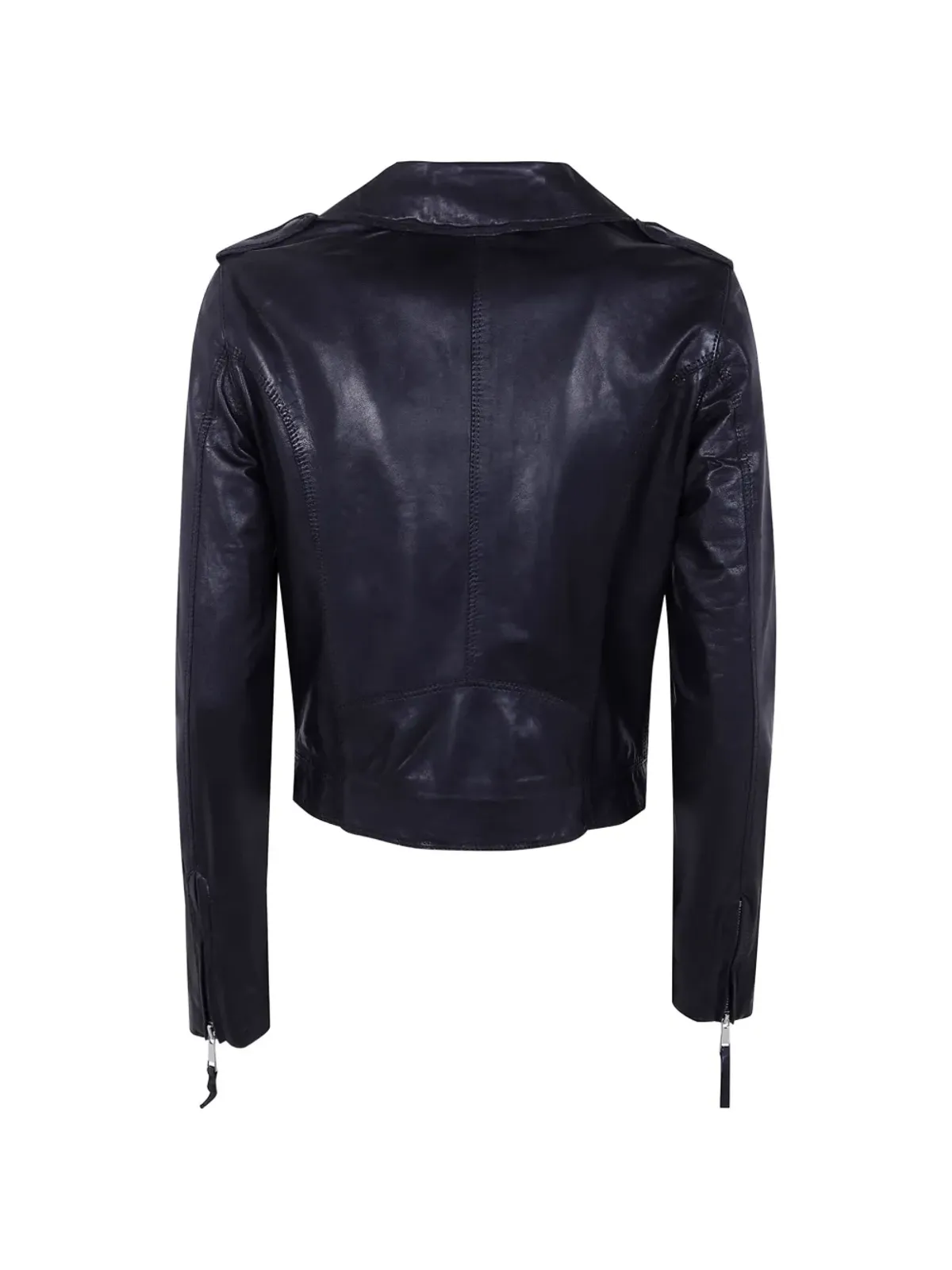 The Jackie Leathers シクローネ ジップアップ レザー ジャケット - 画像2