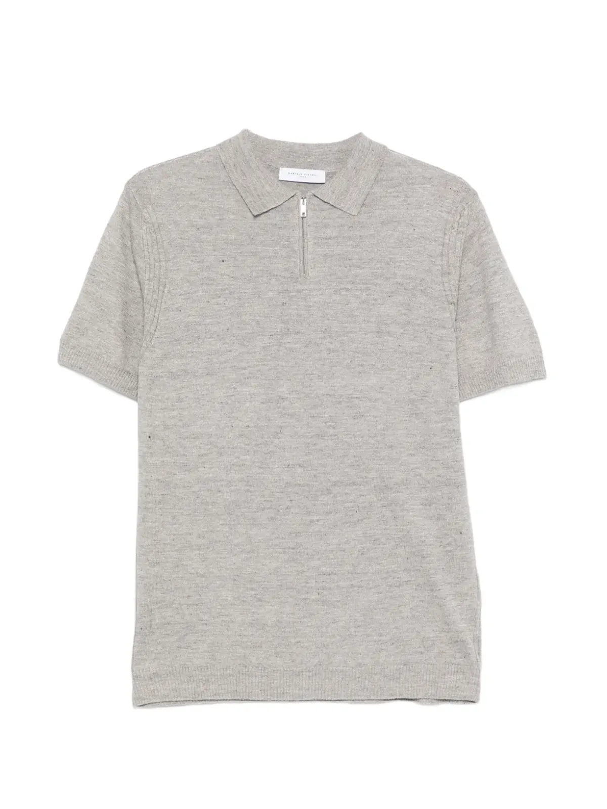 Daniele Fiesoli ジップポロ Tシャツ - グレー - 画像1