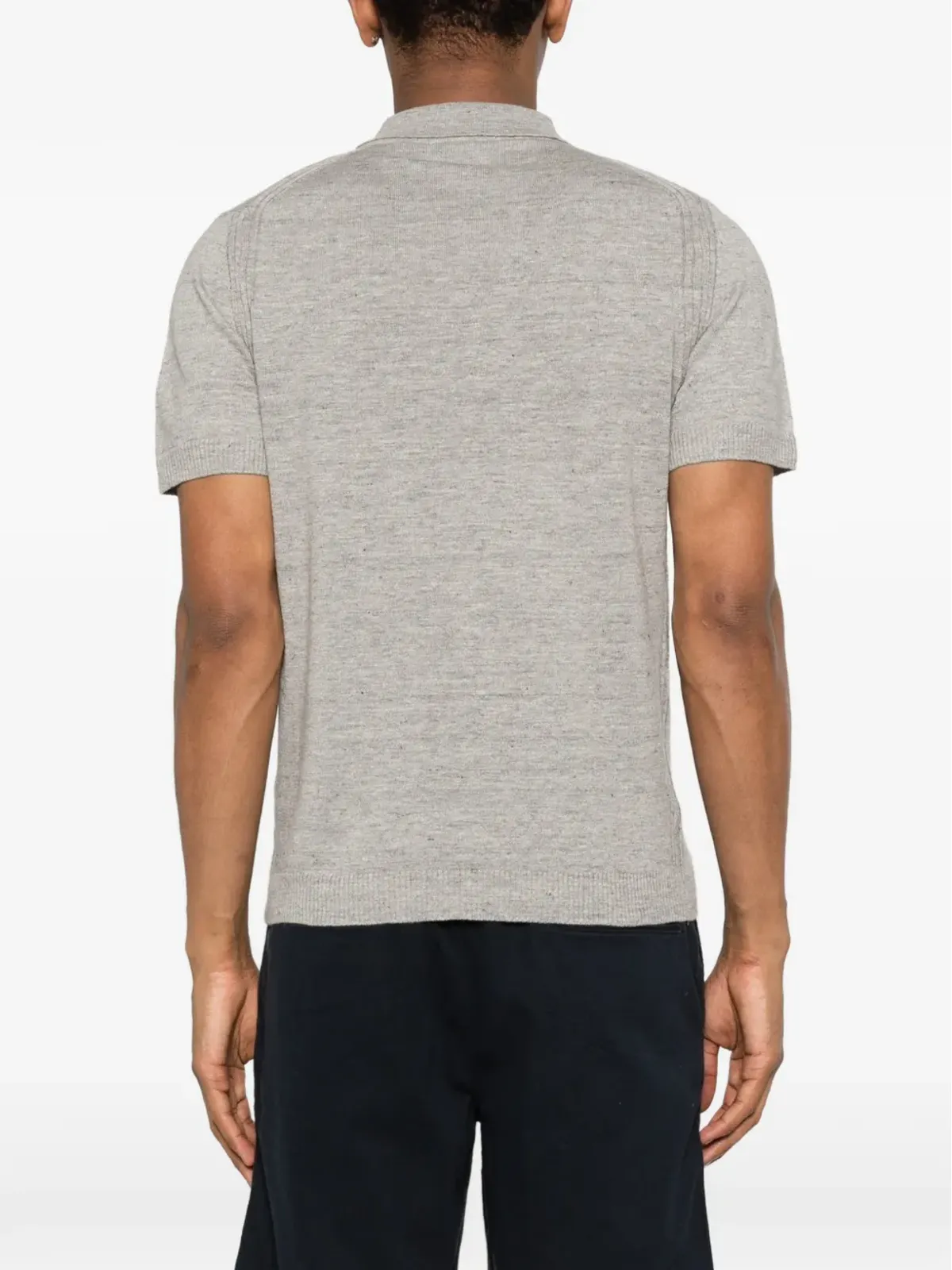 Daniele Fiesoli ジップポロ Tシャツ - グレー - 画像4