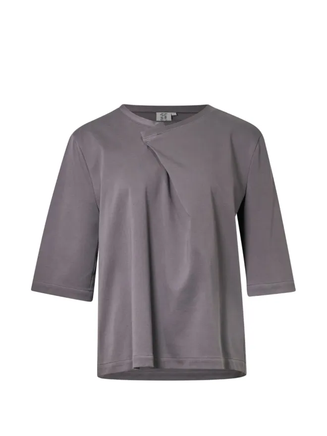 KUMANN YHJ KUMANN YHJ ポンテ前面Tシャツ - グレーの商品画像