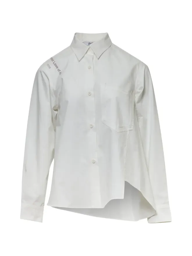 Ordinary Couture Code Ordinary Couture Code オブリークフローシャツの商品画像