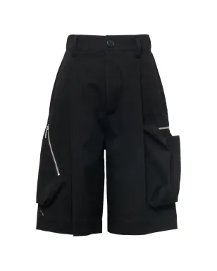 Ordinary Couture Code ジップポケット付きベルマダショーツ - サムネイル1
